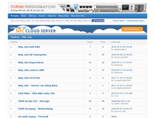 Tablet Screenshot of forum.thegioimaychu.vn